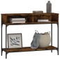 vidaXL Mesa consola madera de ingeniería roble ahumado 100x30,5x75 cm vidaXL Mesa consola madera de ingeniería roble ahumado 100x30,5x75 cm