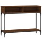 vidaXL Mesa consola madera de ingeniería marrón roble 100x30,5x75 cm vidaXL Mesa consola madera de ingeniería marrón roble 100x30,5x75 cm