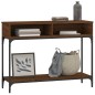 vidaXL Mesa consola madera de ingeniería marrón roble 100x30,5x75 cm vidaXL Mesa consola madera de ingeniería marrón roble 100x30,5x75 cm