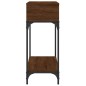 vidaXL Mesa consola madera de ingeniería marrón roble 100x30,5x75 cm vidaXL Mesa consola madera de ingeniería marrón roble 100x30,5x75 cm