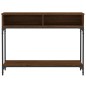 vidaXL Mesa consola madera de ingeniería marrón roble 100x30,5x75 cm vidaXL Mesa consola madera de ingeniería marrón roble 100x30,5x75 cm