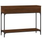 vidaXL Mesa consola madera de ingeniería marrón roble 100x30,5x75 cm vidaXL Mesa consola madera de ingeniería marrón roble 100x30,5x75 cm