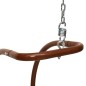 vidaXL Tumbona colgante con cojín madera maciza de álamo y tela vidaXL Tumbona colgante con cojín madera maciza de álamo y tela