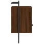 vidaXL Mesitas de noche de pared 2 unidades marrón roble 40x30x61 cm vidaXL Mesitas de noche de pared 2 unidades marrón roble 40x30x61 cm