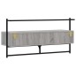 vidaXL Mueble TV de pared madera ingeniería gris Sonoma 100,5x30x51 cm vidaXL Mueble TV de pared madera ingeniería gris Sonoma 100,5x30x51 cm