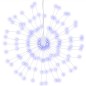 vidaXL Luces de Navidad de estrellas 8 uds 140 LED azul 17 cm vidaXL Luces de Navidad de estrellas 8 uds 140 LED azul 17 cm