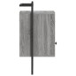 vidaXL Mesitas de noche de pared 2 unidades gris Sonoma 40x30x61 cm vidaXL Mesitas de noche de pared 2 unidades gris Sonoma 40x30x61 cm