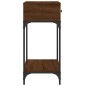 vidaXL Mesa consola madera de ingeniería marrón roble 75x34,5x75 cm vidaXL Mesa consola madera de ingeniería marrón roble 75x34,5x75 cm