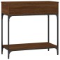 vidaXL Mesa consola madera de ingeniería marrón roble 75x34,5x75 cm vidaXL Mesa consola madera de ingeniería marrón roble 75x34,5x75 cm