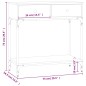 vidaXL Mesa consola madera de ingeniería marrón roble 75x34,5x75 cm vidaXL Mesa consola madera de ingeniería marrón roble 75x34,5x75 cm