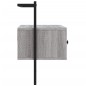 vidaXL Mueble TV de pared madera ingeniería gris Sonoma 60,5x30x51 cm vidaXL Mueble TV de pared madera ingeniería gris Sonoma 60,5x30x51 cm