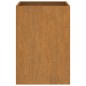 vidaXL Jardinera de acero corten 42x38x75 cm