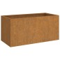 vidaXL Jardinera de acero corten 62x30x29 cm vidaXL Jardinera de acero corten 62x30x29 cm
