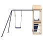 vidaXL Parque infantil de exterior madera maciza de pino vidaXL Parque infantil de exterior madera maciza de pino