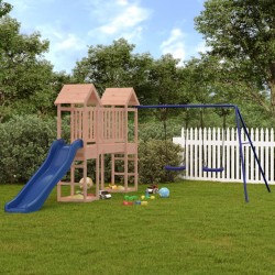 vidaXL Parque infantil de exterior madera maciza Douglas