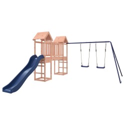 vidaXL Parque infantil de exterior madera maciza Douglas