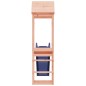 vidaXL Parque infantil de exterior madera maciza Douglas