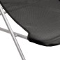 vidaXL Silla de playa plegable 2 uds acero recubierto textilene negro vidaXL Silla de playa plegable 2 uds acero recubierto textilene negro