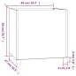 vidaXL Jardineras con patas 2 udss acero corten oxidado 49x47x50 cm