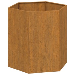 vidaXL Jardinera de acero corten oxidado 40x40x45 cm