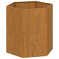 vidaXL Jardinera de acero corten oxidado 40x40x45 cm vidaXL Jardinera de acero corten oxidado 40x40x45 cm