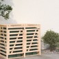 vidaXL Extensión para cobertizo de cubos de basura madera maciza pino vidaXL Extensión para cobertizo de cubos de basura madera maciza pino
