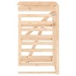 vidaXL Extensión para cobertizo de cubos de basura madera maciza pino vidaXL Extensión para cobertizo de cubos de basura madera maciza pino