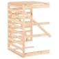 vidaXL Extensión para cobertizo de cubos de basura madera maciza pino vidaXL Extensión para cobertizo de cubos de basura madera maciza pino