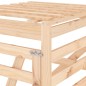 vidaXL Extensión para cobertizo de cubos de basura madera maciza pino vidaXL Extensión para cobertizo de cubos de basura madera maciza pino
