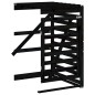vidaXL Extensión para cobertizo de cubos de basura madera pino negro vidaXL Extensión para cobertizo de cubos de basura madera pino negro