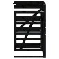 vidaXL Extensión para cobertizo de cubos de basura madera pino negro vidaXL Extensión para cobertizo de cubos de basura madera pino negro