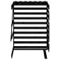 vidaXL Extensión para cobertizo de cubos de basura madera pino negro vidaXL Extensión para cobertizo de cubos de basura madera pino negro