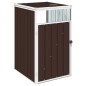 vidaXL Cobertizo para ccontenedor de basura acero marrón 72x81x121 cm vidaXL Cobertizo para ccontenedor de basura acero marrón 72x81x121 cm