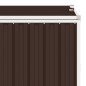 vidaXL Cobertizo para ccontenedor de basura acero marrón 72x81x121 cm vidaXL Cobertizo para ccontenedor de basura acero marrón 72x81x121 cm