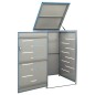vidaXL Cobertizo para un contenedor basura acero 69x77,5x112,5 cm vidaXL Cobertizo para un contenedor basura acero 69x77,5x112,5 cm