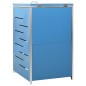 vidaXL Cobertizo para un contenedor basura acero 69x77,5x112,5 cm vidaXL Cobertizo para un contenedor basura acero 69x77,5x112,5 cm
