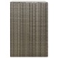 vidaXL Cobertizo para contenedor de basura ratán PE gris 70x80x117 cm vidaXL Cobertizo para contenedor de basura ratán PE gris 70x80x117 cm