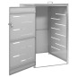 vidaXL Cobertizo para un contenedor basura acero 69x77,5x112,5 cm vidaXL Cobertizo para un contenedor basura acero 69x77,5x112,5 cm