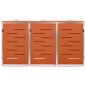 vidaXL Cobertizo para tres contenedores basura acero 207x77,5x112,5 cm vidaXL Cobertizo para tres contenedores basura acero 207x77,5x112,5 cm