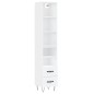 vidaXL Aparador alto madera contrachapada blanco 34,5x34x180 cm vidaXL Aparador alto madera contrachapada blanco 34,5x34x180 cm