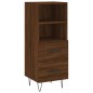 vidaXL Aparador alto madera contrachapada roble marrón 34,5x34x180 cm vidaXL Aparador alto madera contrachapada roble marrón 34,5x34x180 cm