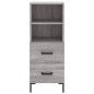 vidaXL Aparador alto madera contrachapada gris Sonoma 34,5x34x180 cm vidaXL Aparador alto madera contrachapada gris Sonoma 34,5x34x180 cm