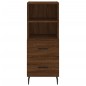 vidaXL Aparador alto madera contrachapada roble marrón 34,5x34x180 cm vidaXL Aparador alto madera contrachapada roble marrón 34,5x34x180 cm