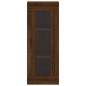 vidaXL Aparador alto madera contrachapada roble marrón 34,5x34x180 cm vidaXL Aparador alto madera contrachapada roble marrón 34,5x34x180 cm