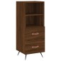 vidaXL Aparador alto madera contrachapada roble marrón 34,5x34x180 cm vidaXL Aparador alto madera contrachapada roble marrón 34,5x34x180 cm