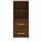 vidaXL Aparador alto madera contrachapada roble marrón 34,5x34x180 cm vidaXL Aparador alto madera contrachapada roble marrón 34,5x34x180 cm