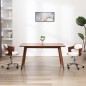 vidaXL Silla comedor giratoria madera curvada cuero sintético blanco vidaXL Silla comedor giratoria madera curvada cuero sintético blanco
