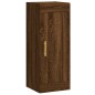 vidaXL Aparador alto madera contrachapada roble marrón 34,5x34x180 cm vidaXL Aparador alto madera contrachapada roble marrón 34,5x34x180 cm