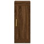 vidaXL Aparador alto madera contrachapada roble marrón 34,5x34x180 cm vidaXL Aparador alto madera contrachapada roble marrón 34,5x34x180 cm