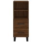 vidaXL Aparador alto madera contrachapada roble marrón 34,5x34x180 cm vidaXL Aparador alto madera contrachapada roble marrón 34,5x34x180 cm